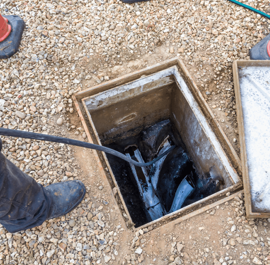 sewage cleanup