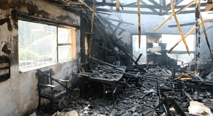 fire damage to home